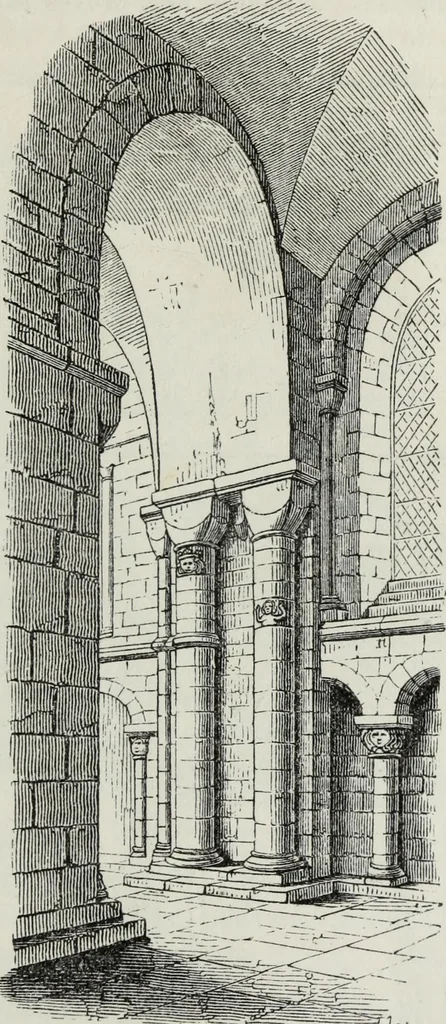 An illustration from An introduction to the study of Gothic architecture, 1881, leaf 74