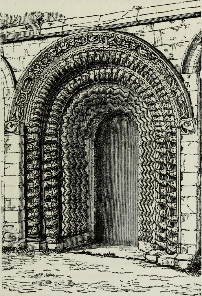 An illustration from An introduction to the study of Gothic architecture, 1881, leaf 86