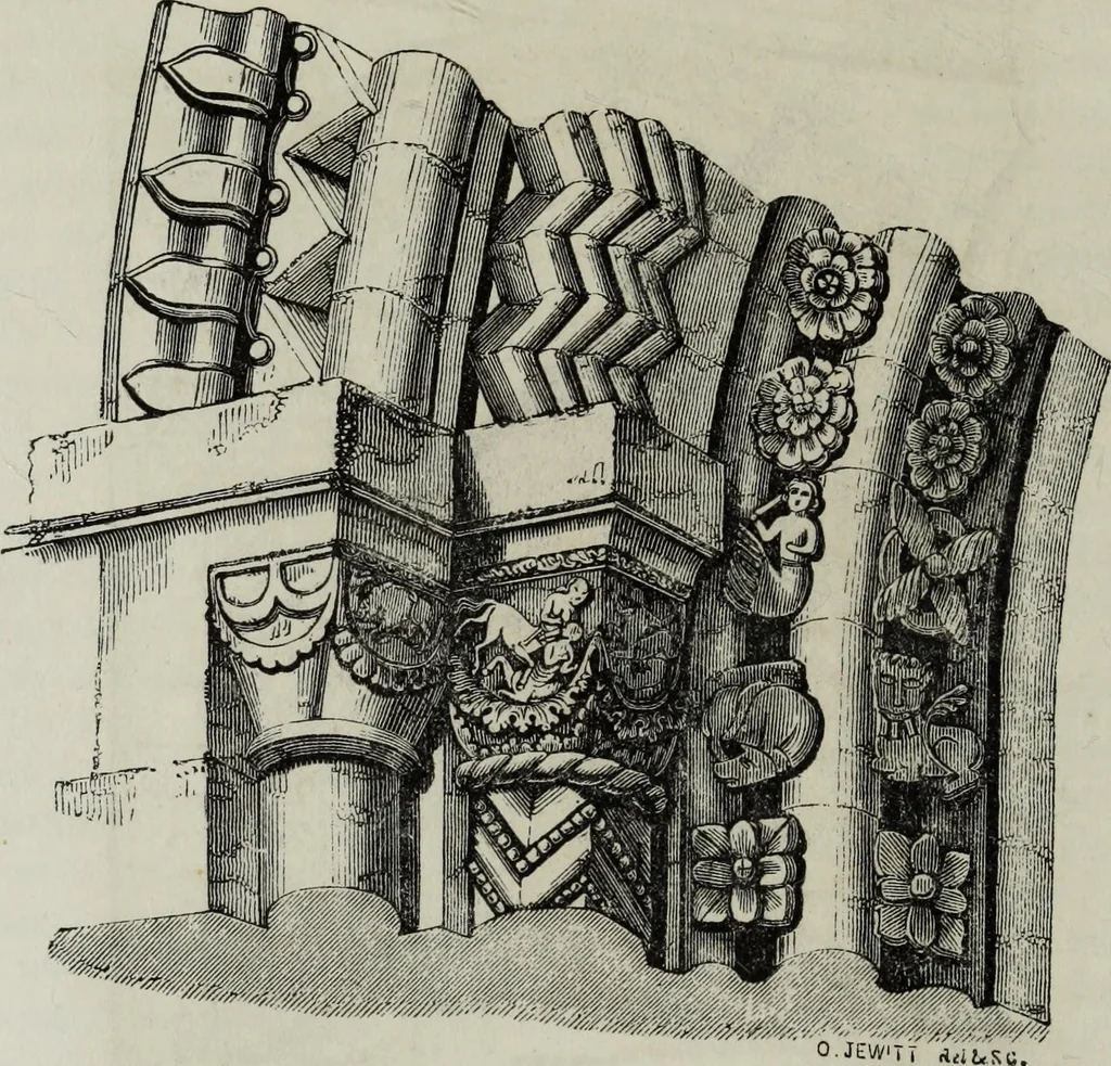 An illustration from An introduction to the study of Gothic architecture, 1881, leaf 87