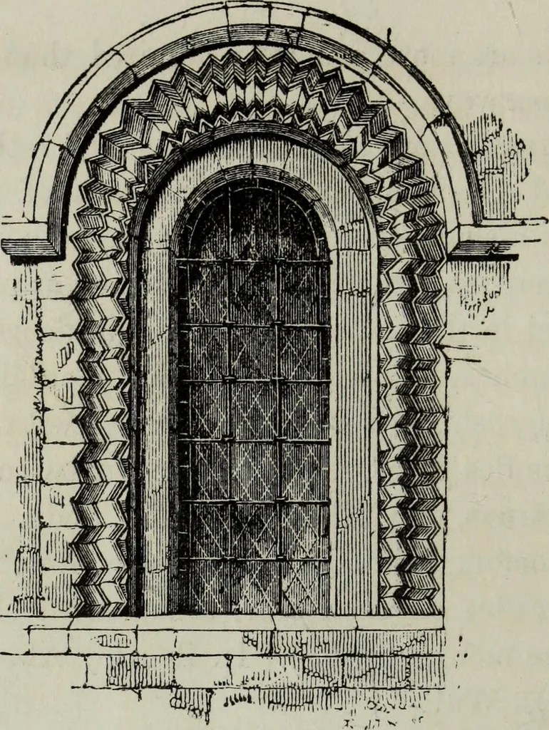 An illustration from An introduction to the study of Gothic architecture, 1881, leaf 89