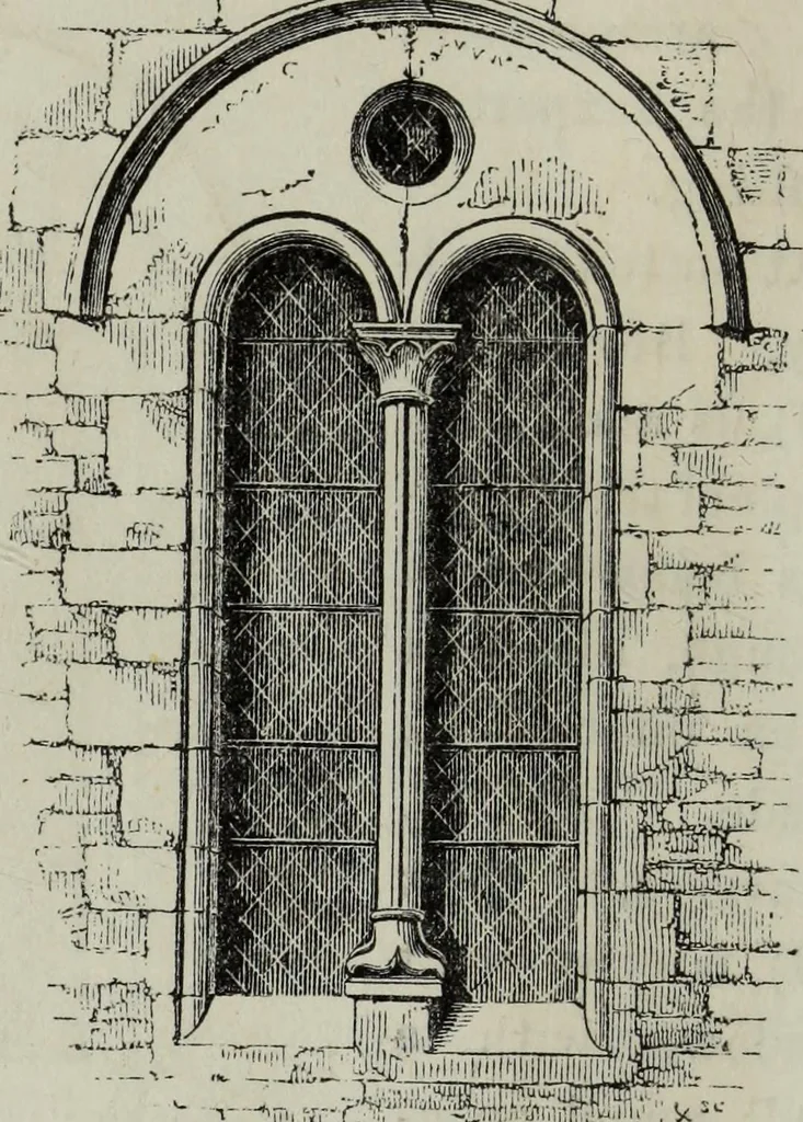 An illustration from An introduction to the study of Gothic architecture, 1881, leaf 91