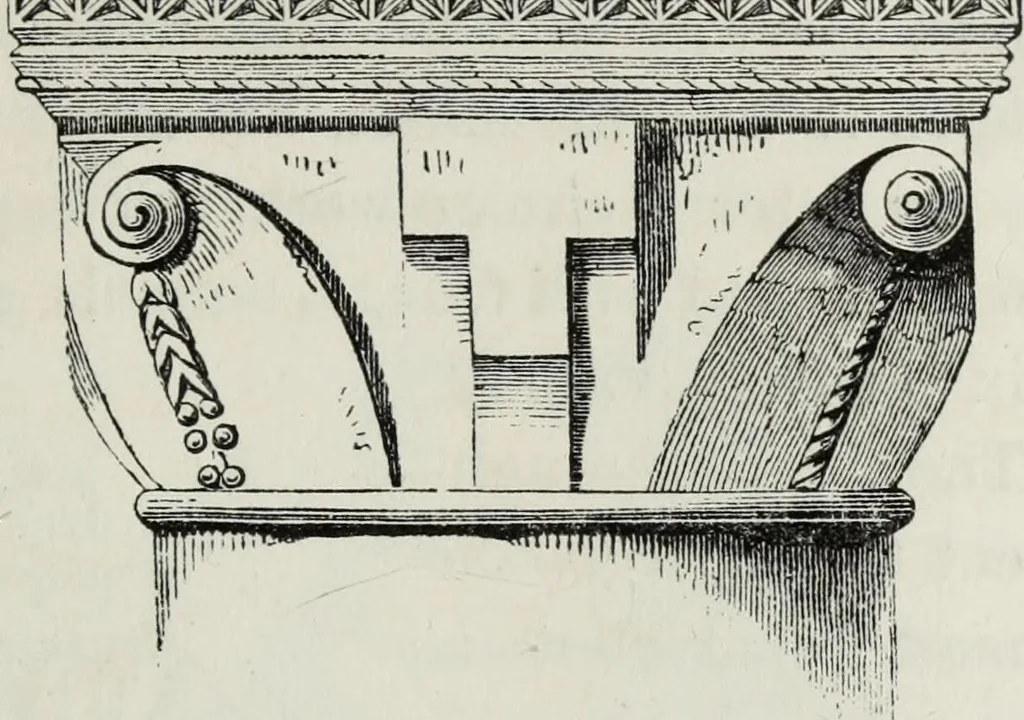An illustration from An introduction to the study of Gothic architecture, 1881, leaf 98