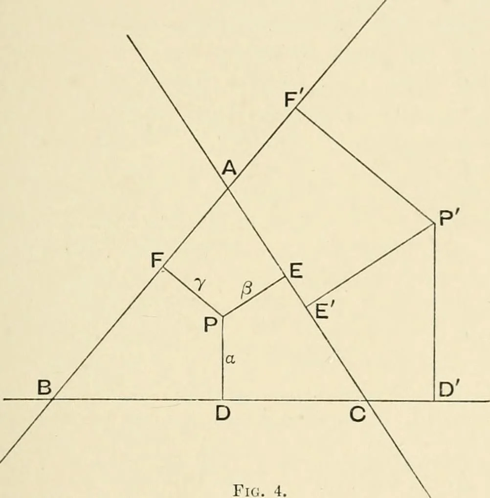 An illustration from An introductory account of certain modern ideas and methods in plane analytical geometry, 1894, leaf 22
