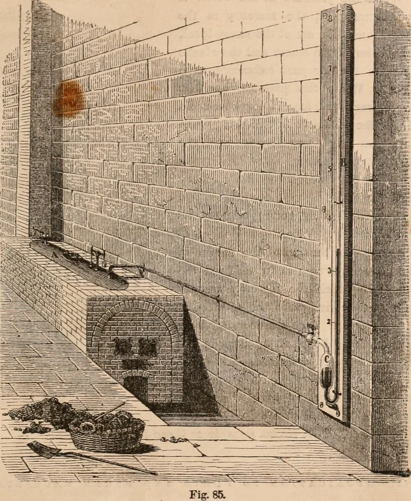 An illustration from Introductory course of natural philosophy for the use of schools and academies. Ed. from Ganot's popular physics. By William G. Peck, 1869, leaf 130