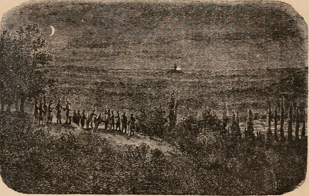 An illustration from Introductory course of natural philosophy for the use of schools and academies. Ed. from Ganot's popular physics. By William G. Peck, 1869, leaf 164