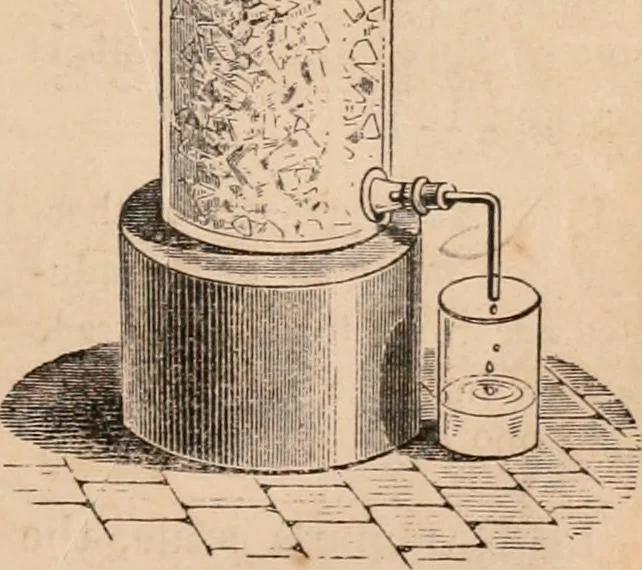 An illustration from Introductory course of natural philosophy for the use of schools and academies. Ed. from Ganot's popular physics. By William G. Peck, 1869, leaf 192