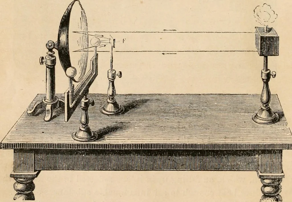 An illustration from Introductory course of natural philosophy for the use of schools and academies. Ed. from Ganot's popular physics. By William G. Peck, 1869, leaf 205
