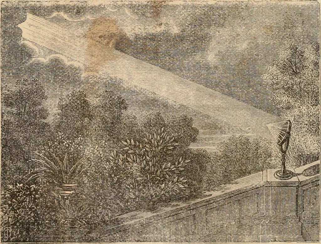 An illustration from Introductory course of natural philosophy for the use of schools and academies. Ed. from Ganot's popular physics. By William G. Peck, 1869, leaf 279