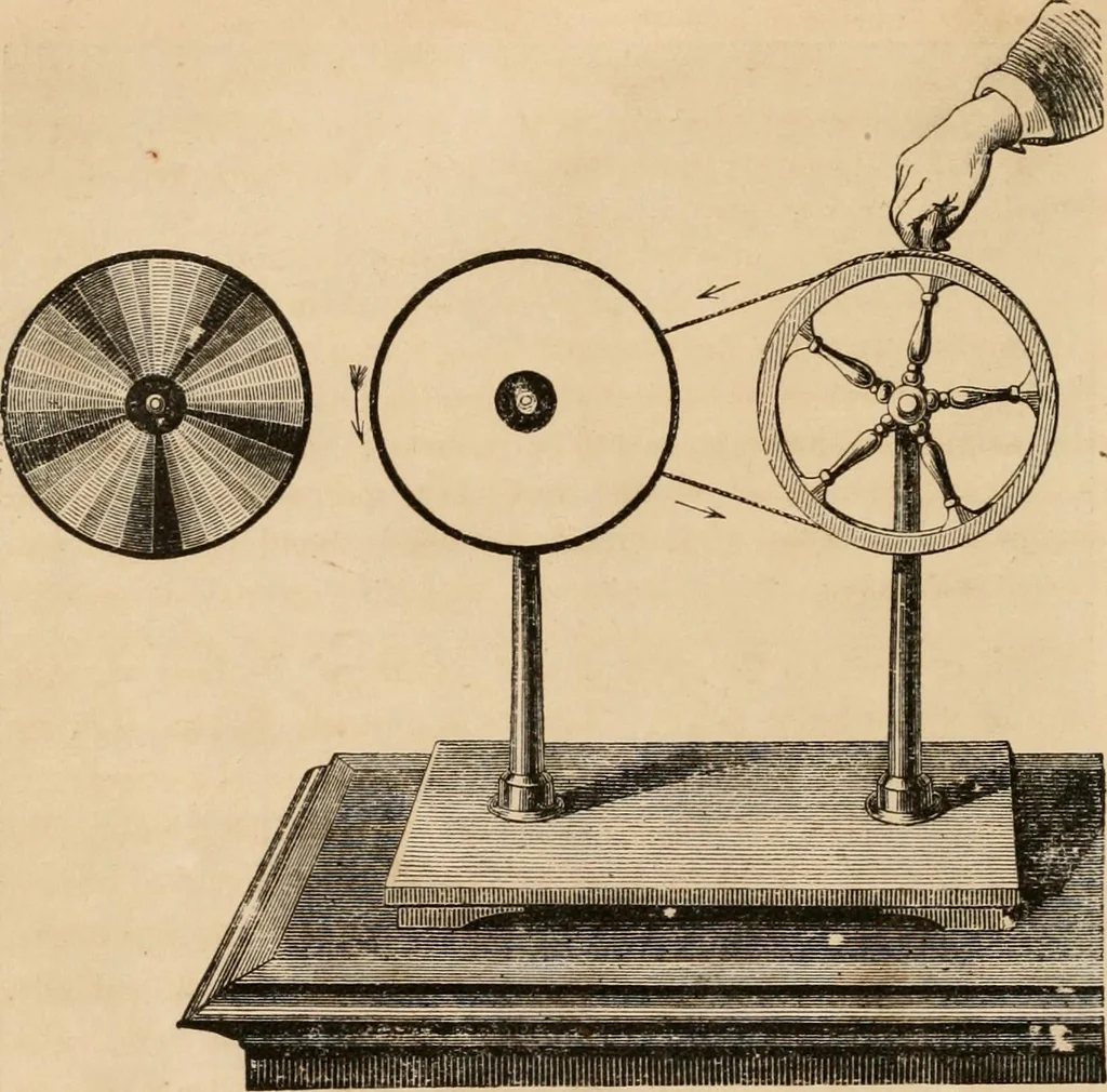 An illustration from Introductory course of natural philosophy for the use of schools and academies. Ed. from Ganot's popular physics. By William G. Peck, 1869, leaf 319