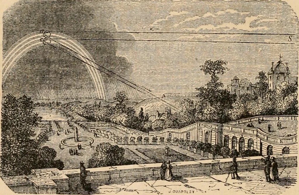 An illustration from Introductory course of natural philosophy for the use of schools and academies. Ed. from Ganot's popular physics. By William G. Peck, 1869, leaf 323