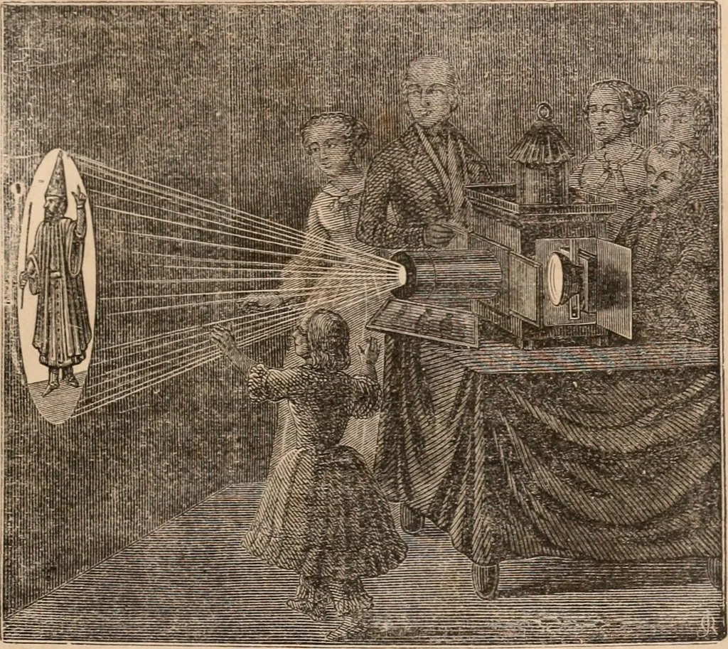 An illustration from Introductory course of natural philosophy for the use of schools and academies. Ed. from Ganot's popular physics. By William G. Peck, 1869, leaf 338