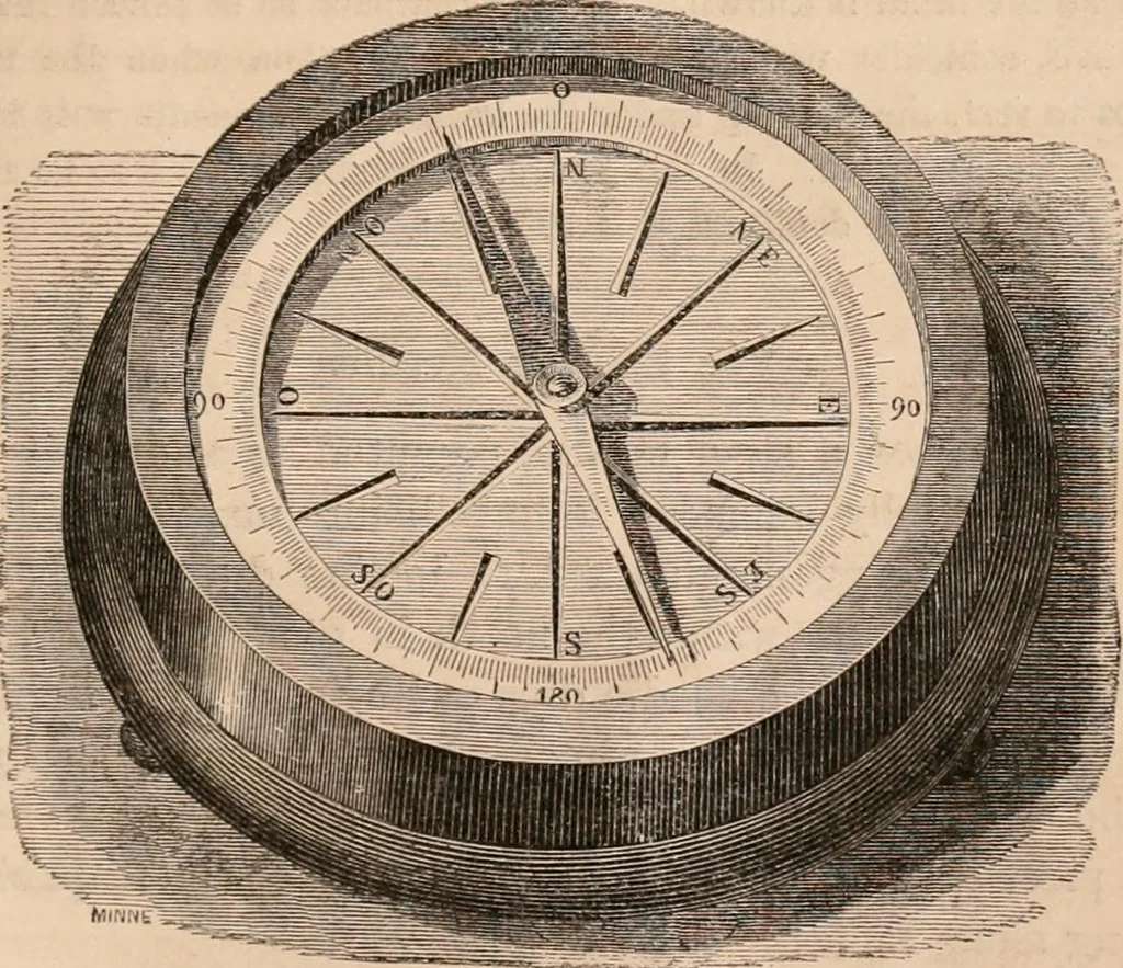 An illustration from Introductory course of natural philosophy for the use of schools and academies. Ed. from Ganot's popular physics. By William G. Peck, 1869, leaf 372