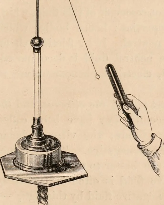 An illustration from Introductory course of natural philosophy for the use of schools and academies. Ed. from Ganot's popular physics. By William G. Peck, 1869, leaf 382
