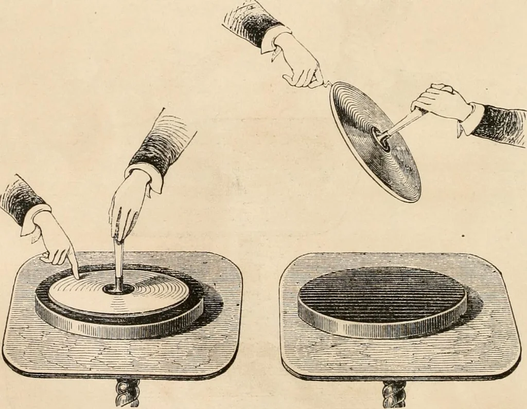 An illustration from Introductory course of natural philosophy for the use of schools and academies. Ed. from Ganot's popular physics. By William G. Peck, 1869, leaf 397
