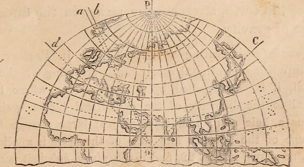 An illustration from Introductory course of natural philosophy for the use of schools and academies. Ed. from Ganot's popular physics. By William G. Peck, 1869, leaf 44