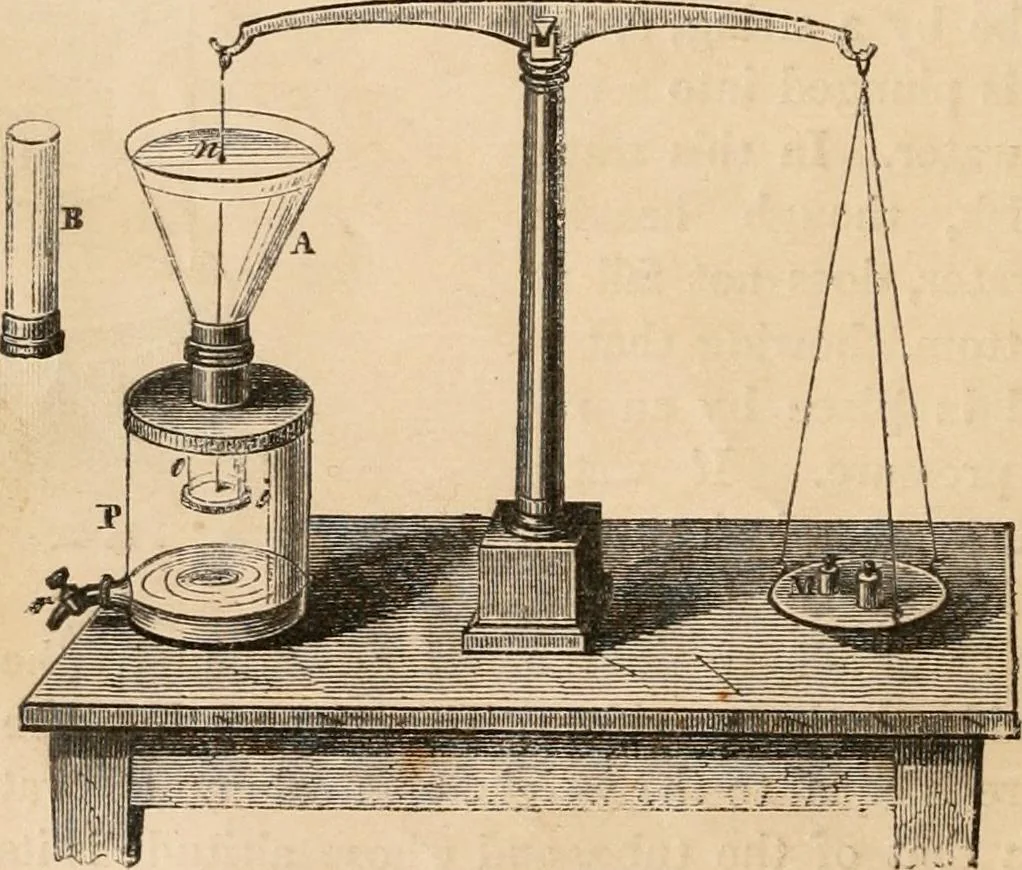 An illustration from Introductory course of natural philosophy for the use of schools and academies. Ed. from Ganot's popular physics. By William G. Peck, 1869, leaf 81