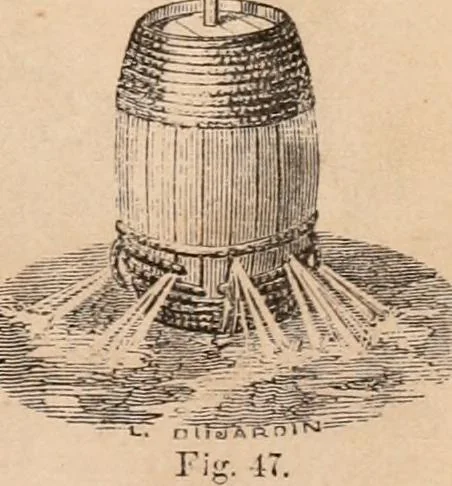 An illustration from Introductory course of natural philosophy for the use of schools and academies. Ed. from Ganot's popular physics. By William G. Peck, 1869, leaf 82