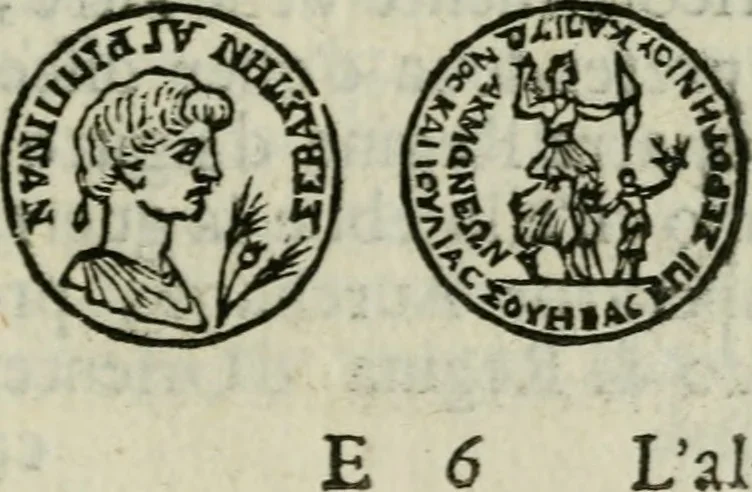 An illustration from Introduzione alla storia della pratica delle medaglie, 1673, leaf 132