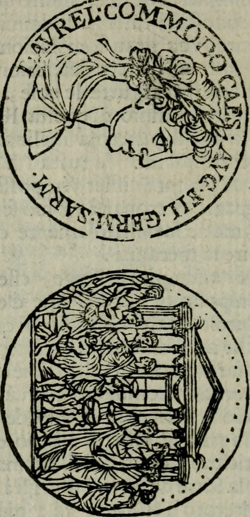 An illustration from Introduzione alla storia della pratica delle medaglie, 1673, leaf 157