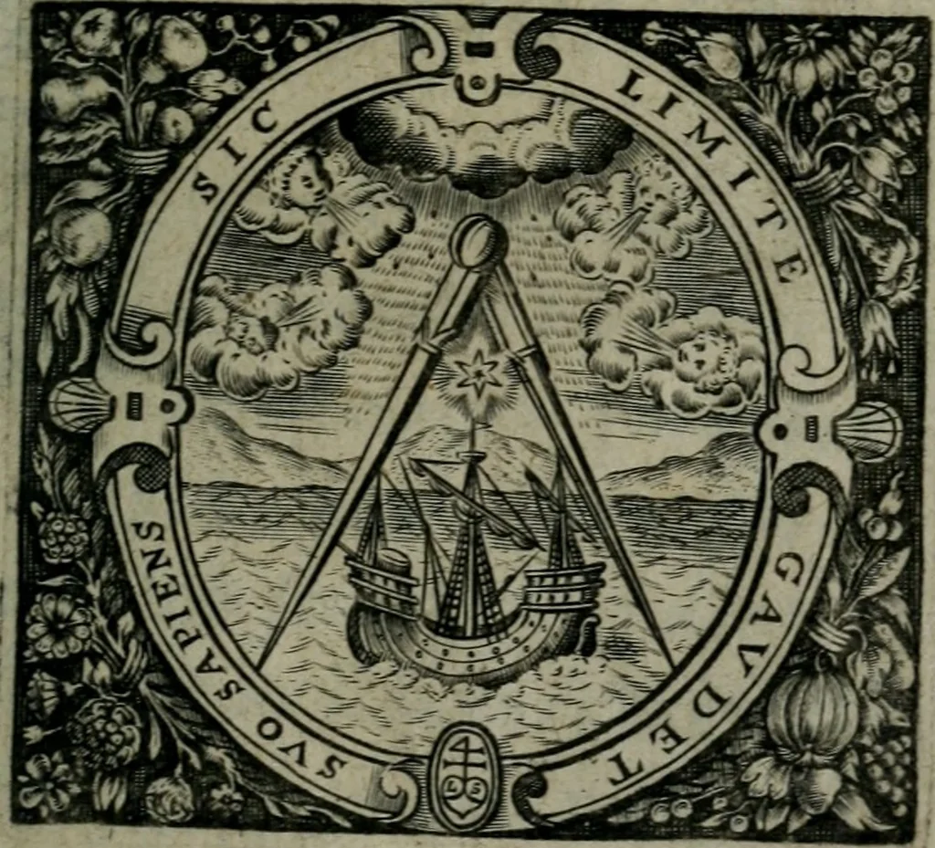 An illustration from Inventaire des erreurs : fables et desguisemens remarquables en l'Inventaire général de l'histoire de France de Ian de Serres, 1625, leaf 2