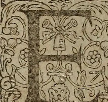 An illustration from Inventaire general de l'histoire de France. : depuis Pharamond iusques à Lovys XIII. à present regnant. Illustré par la conference de l'Eglise & de l'Empire., 1619, leaf 197