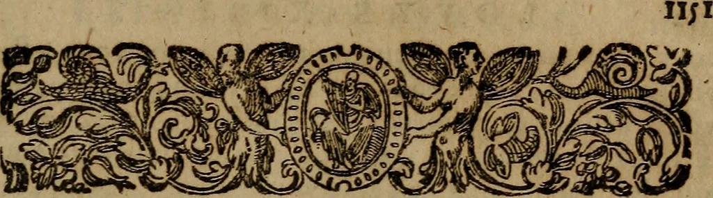 An illustration from Inventaire general de l'histoire de France. : depuis Pharamond iusques à Lovys XIII. à present regnant. Illustré par la conference de l'Eglise & de l'Empire., 1619, leaf 1168