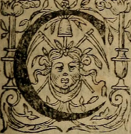 An illustration from Inventaire general de l'histoire de France. : depuis Pharamond iusques à Lovys XIII. à present regnant. Illustré par la conference de l'Eglise & de l'Empire., 1619, leaf 484