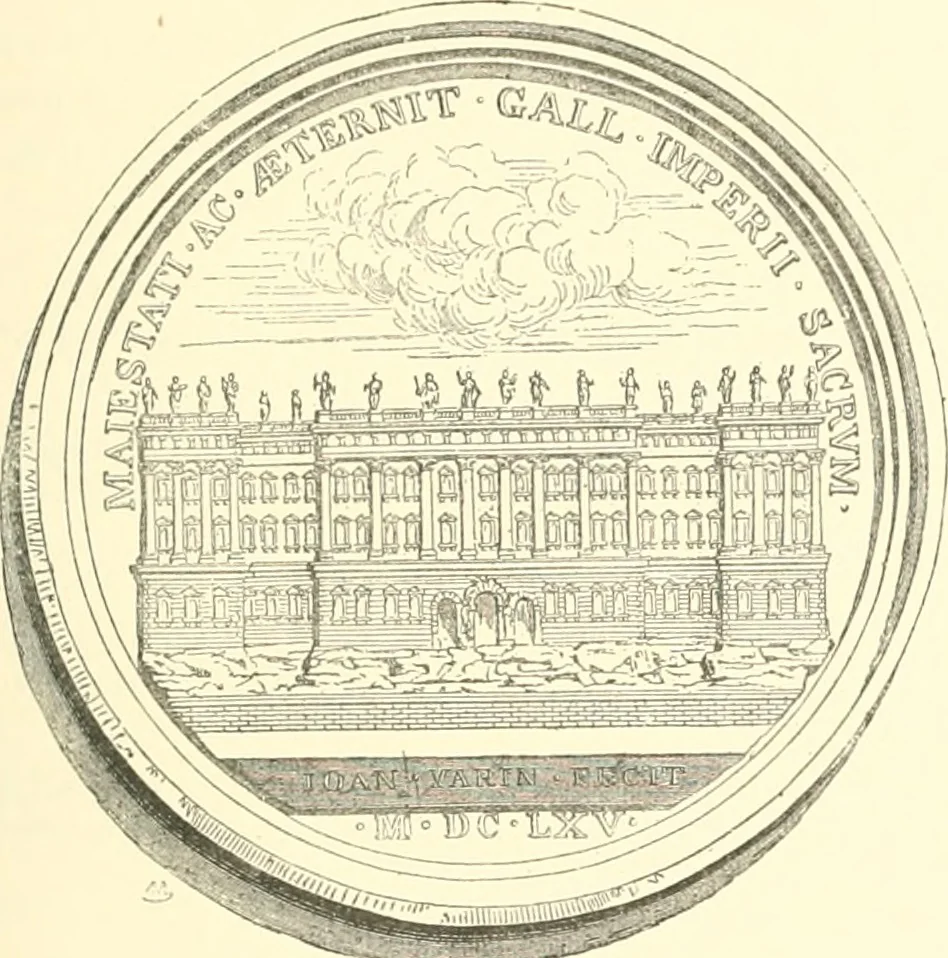 An illustration from Inventaire général du mobilier de la couronne sous Louis xiv (1663-1715) publié pour la première fois sous les auspices de la Société d'encouragement pour la propagation des livres d'art, 1892, leaf 110