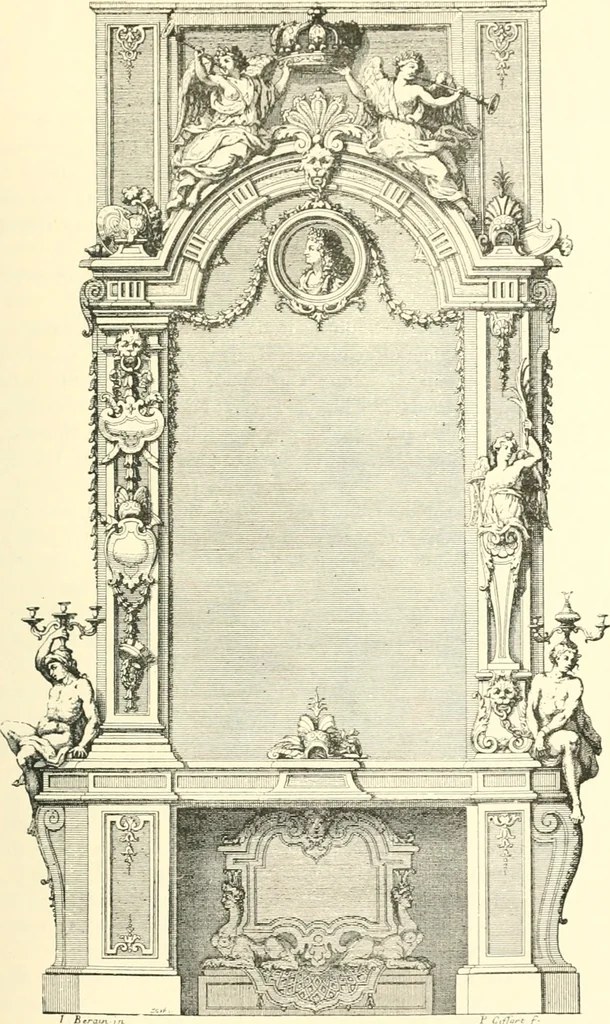 An illustration from Inventaire général du mobilier de la couronne sous Louis xiv (1663-1715) publié pour la première fois sous les auspices de la Société d'encouragement pour la propagation des livres d'art, 1892, leaf 236