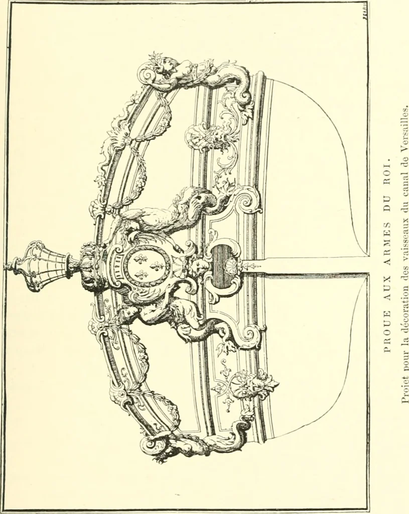 An illustration from Inventaire général du mobilier de la couronne sous Louis xiv (1663-1715) publié pour la première fois sous les auspices de la Société d'encouragement pour la propagation des livres d'art, 1892, leaf 268