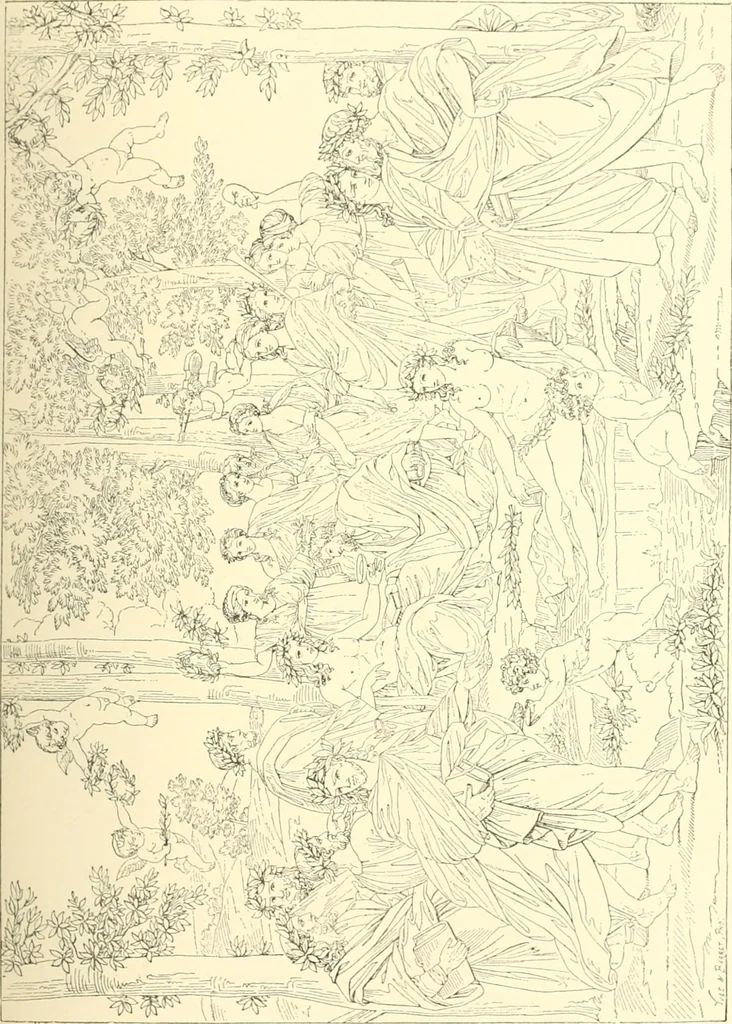 An illustration from Inventaire général du mobilier de la couronne sous Louis xiv (1663-1715) publié pour la première fois sous les auspices de la Société d'encouragement pour la propagation des livres d'art, 1892, leaf 28