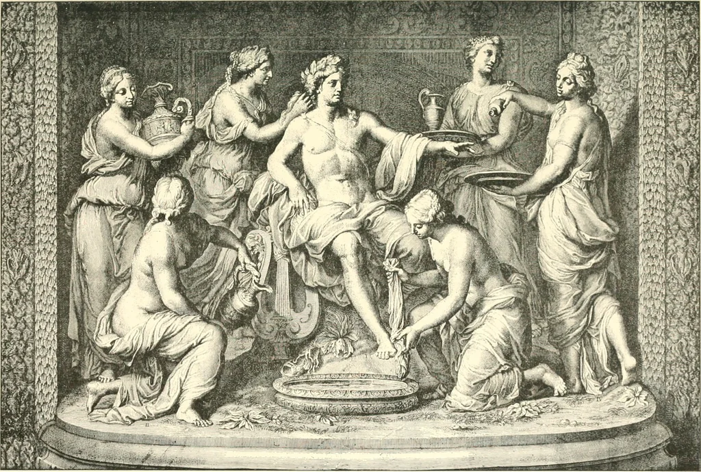 An illustration from Inventaire général du mobilier de la couronne sous Louis xiv (1663-1715) publié pour la première fois sous les auspices de la Société d'encouragement pour la propagation des livres d'art, 1892, leaf 292