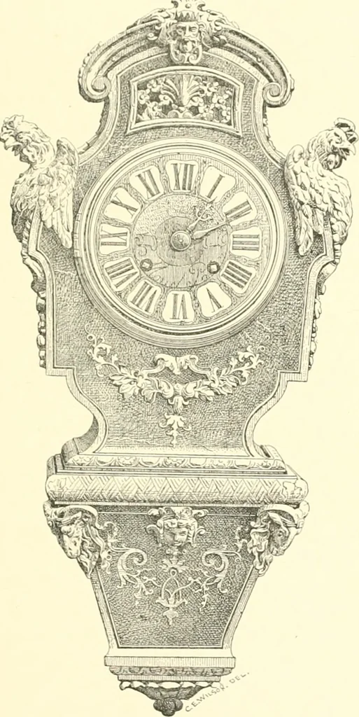 An illustration from Inventaire général du mobilier de la couronne sous Louis xiv (1663-1715) publié pour la première fois sous les auspices de la Société d'encouragement pour la propagation des livres d'art, 1892, leaf 300