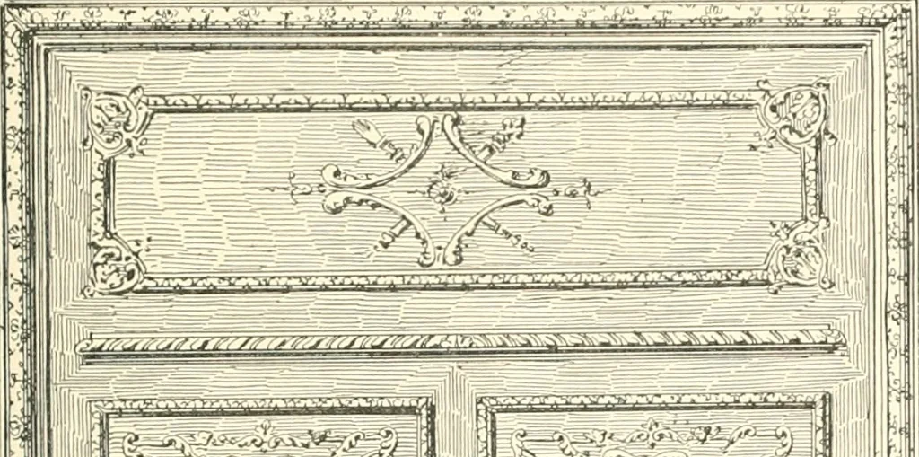 An illustration from Inventaire général du mobilier de la couronne sous Louis xiv (1663-1715) publié pour la première fois sous les auspices de la Société d'encouragement pour la propagation des livres d'art, 1892, leaf 380