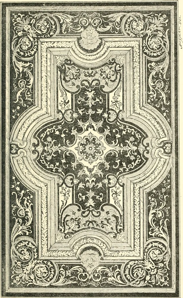 An illustration from Inventaire général du mobilier de la couronne sous Louis xiv (1663-1715) publié pour la première fois sous les auspices de la Société d'encouragement pour la propagation des livres d'art, 1892, leaf 396