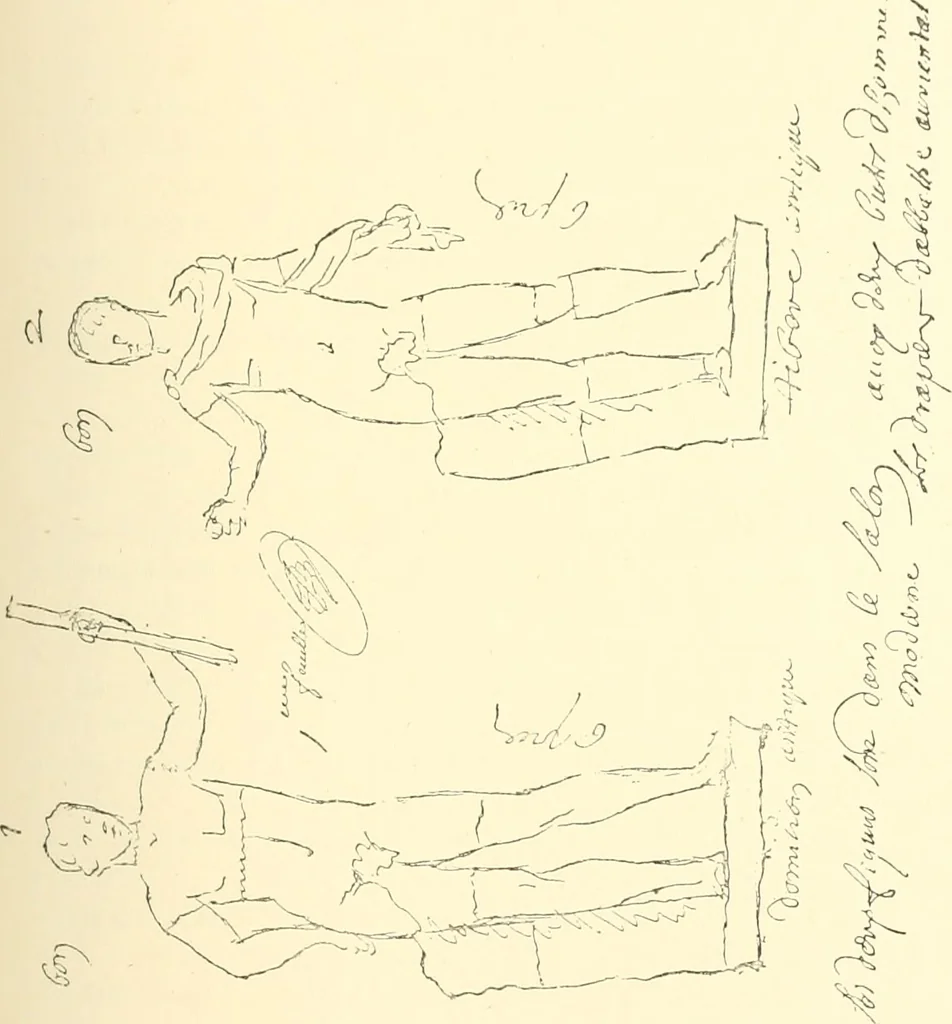 An illustration from Inventaire général du mobilier de la couronne sous Louis xiv (1663-1715) publié pour la première fois sous les auspices de la Société d'encouragement pour la propagation des livres d'art, 1892, leaf 46
