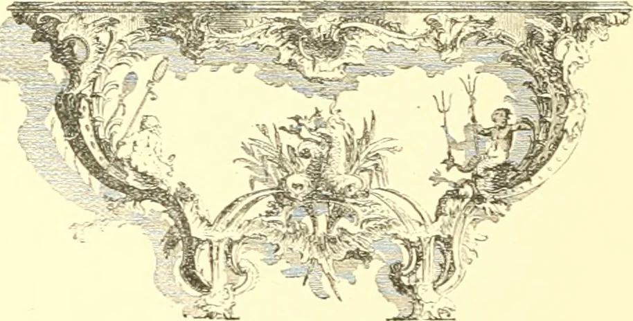 An illustration from Inventaire général du mobilier de la couronne sous Louis xiv (1663-1715) publié pour la première fois sous les auspices de la Société d'encouragement pour la propagation des livres d'art, 1892, leaf 487