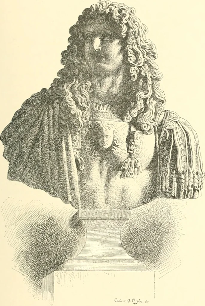 An illustration from Inventaire général du mobilier de la couronne sous Louis xiv (1663-1715) publié pour la première fois sous les auspices de la Société d'encouragement pour la propagation des livres d'art, 1892, leaf 52