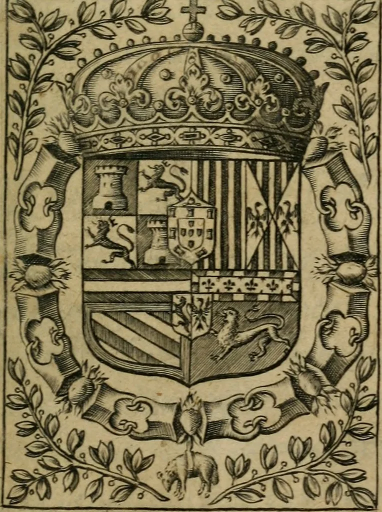 An illustration from Inventaire général des plus curieuses recherches des Royaumes d'Espagne, nouvellement composé en langue Castillane, 1612, leaf 6