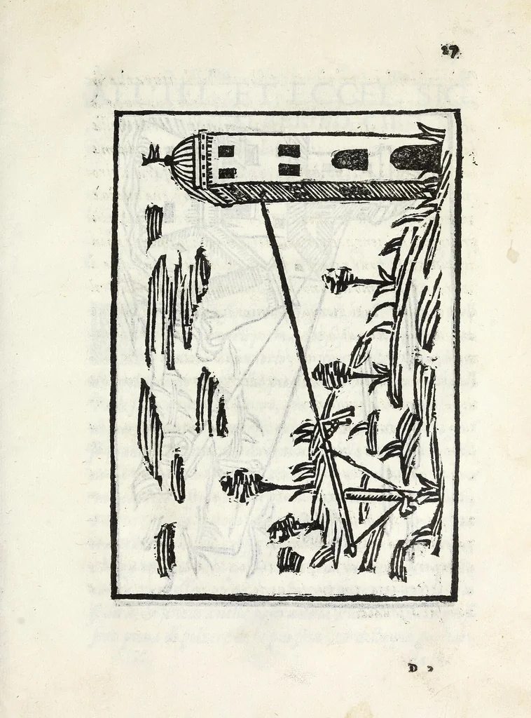 An illustration from Inventioni di Gio. Battista Isacchi da Reggio, nelle quali si manifestano varij secreti, & vtili auisi a persone di gverra, e per i tempi di piacere, 1579, leaf 47