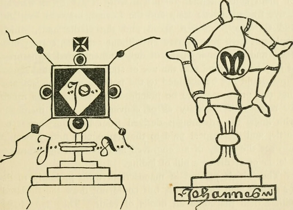 An illustration from The invention of printing : a collection of facts and opinions descriptive of early prints and playing cards, the block-books of the fifteenth century, the legend of Lourens Janszoon Coster, of Haarlem, and the work of John Gutenberg and his associates, 1878, leaf 130