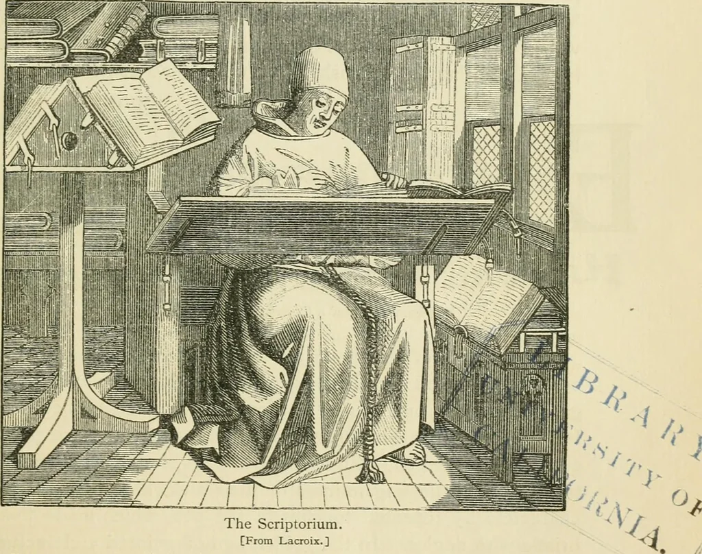 An illustration from The invention of printing : a collection of facts and opinions descriptive of early prints and playing cards, the block-books of the fifteenth century, the legend of Lourens Janszoon Coster, of Haarlem, and the work of John Gutenberg and his associates, 1878, leaf 156