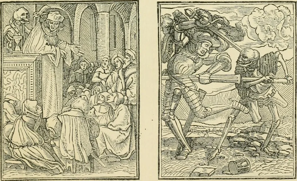 An illustration from The invention of printing : a collection of facts and opinions descriptive of early prints and playing cards, the block-books of the fifteenth century, the legend of Lourens Janszoon Coster, of Haarlem, and the work of John Gutenberg and his associates, 1878, leaf 190
