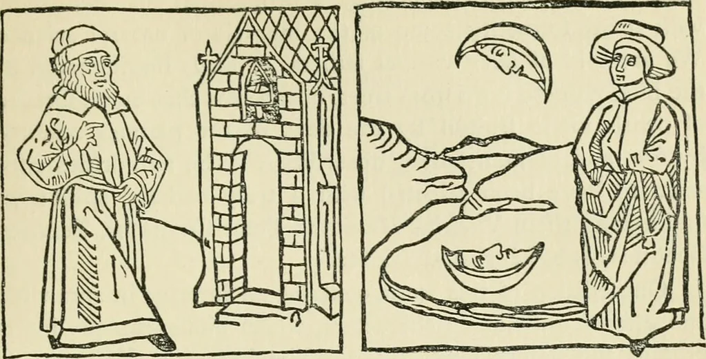 An illustration from The invention of printing : a collection of facts and opinions descriptive of early prints and playing cards, the block-books of the fifteenth century, the legend of Lourens Janszoon Coster, of Haarlem, and the work of John Gutenberg and his associates, 1878, leaf 228