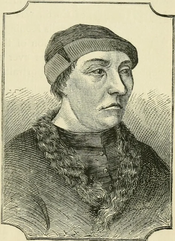 An illustration from The invention of printing : a collection of facts and opinions descriptive of early prints and playing cards, the block-books of the fifteenth century, the legend of Lourens Janszoon Coster, of Haarlem, and the work of John Gutenberg and his associates, 1878, leaf 378