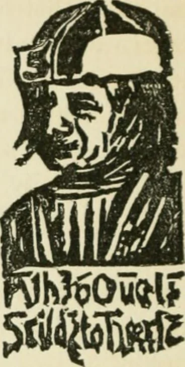 An illustration from The invention of printing : a collection of facts and opinions descriptive of early prints and playing cards, the block-books of the fifteenth century, the legend of Lourens Janszoon Coster, of Haarlem, and the work of John Gutenberg and his associates, 1878, leaf 379