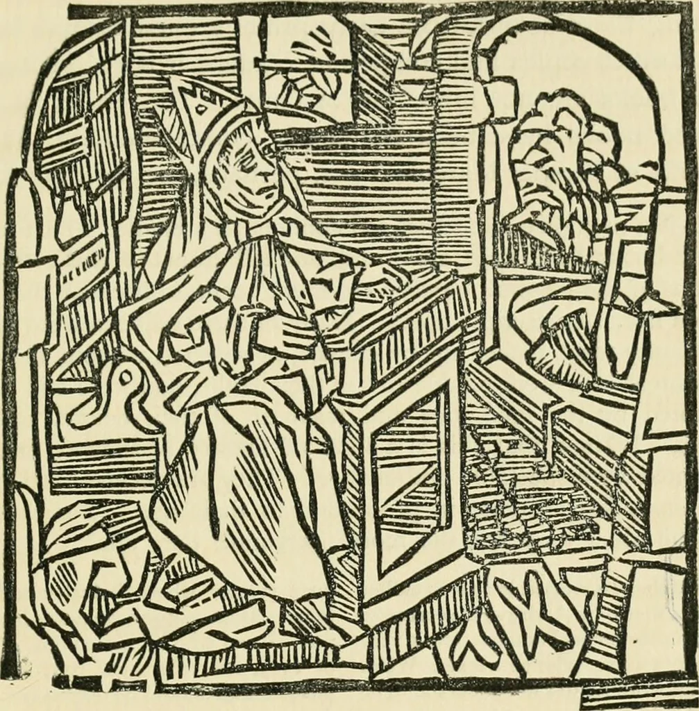 An illustration from The invention of printing : a collection of facts and opinions descriptive of early prints and playing cards, the block-books of the fifteenth century, the legend of Lourens Janszoon Coster, of Haarlem, and the work of John Gutenberg and his associates, 1878, leaf 544