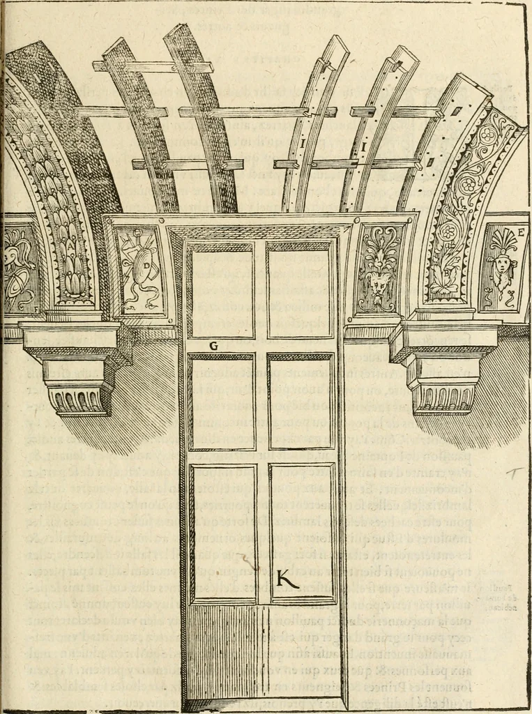 An illustration from Novvelles inventions povr bien bastir et a petits fraiz, 1576, leaf 102