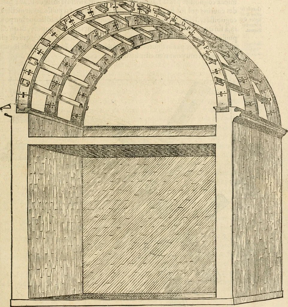 An illustration from Novvelles inventions povr bien bastir et a petits fraiz, 1576, leaf 30