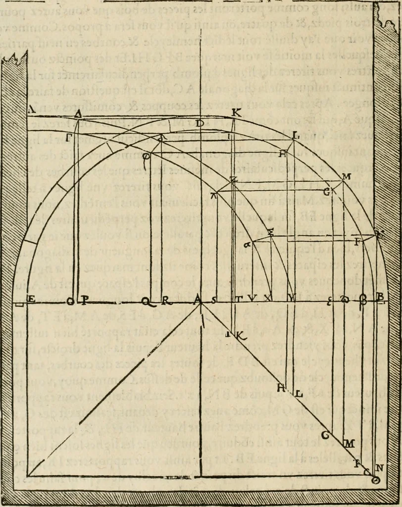 An illustration from Novvelles inventions povr bien bastir et a petits fraiz, 1576, leaf 35